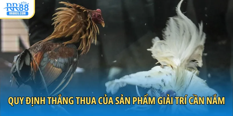 Quy định thắng thua của sản phẩm giải trí cần nắm